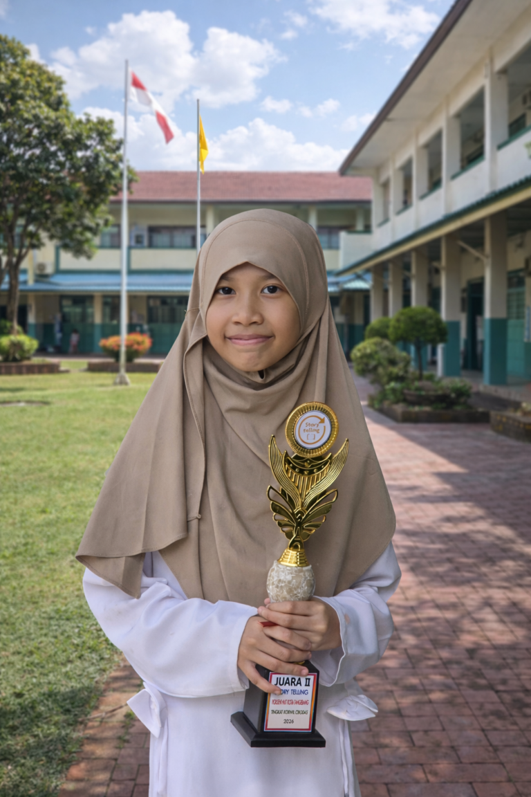 Prestasi story telling siswa SD Amanah